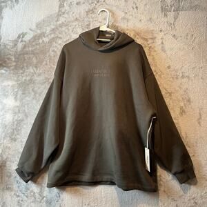 Essentials Fear Of God Men’s Hoodie Size Medium Wood Brown Cotton Blend New